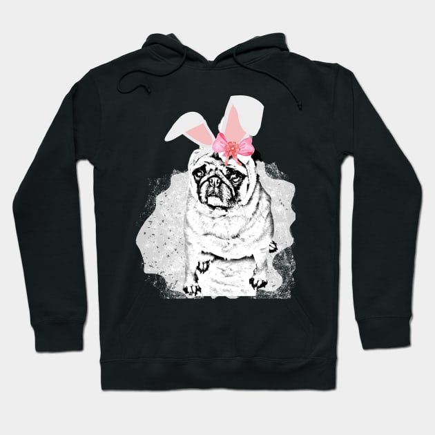 Rabbit ears puppy Hoodie by BeatyinChaos